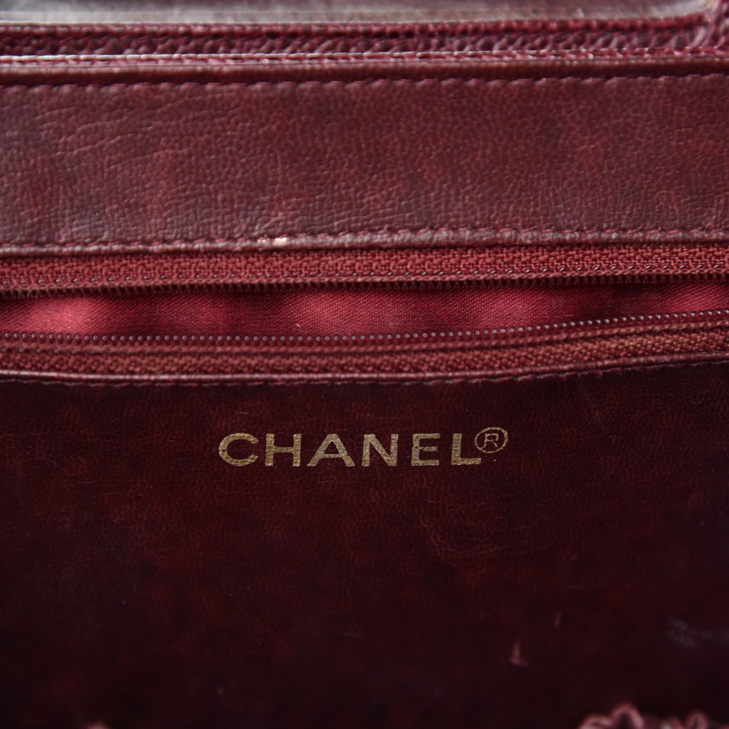 Chanel Caviar Vanity Case Burgundy 12 of 15