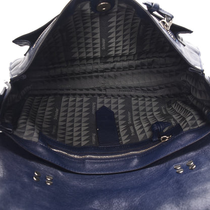 Proenza Schouler Lambskin Medium PS1 Satchel Indigo 6 of 8