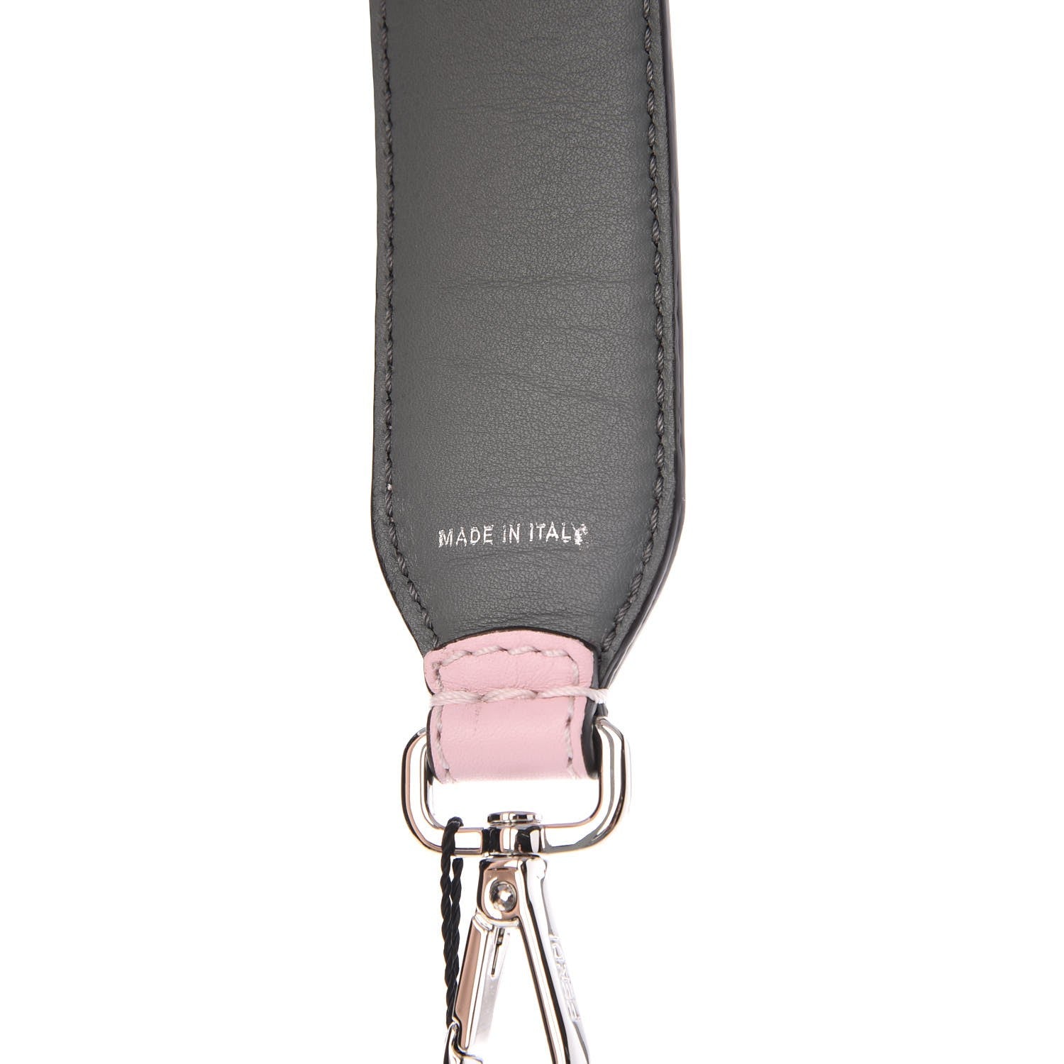 Fendi Vitello Dolce Plexiglass Bi-Color Studded Strap You Peonia Alga Multicolor 3 of 4
