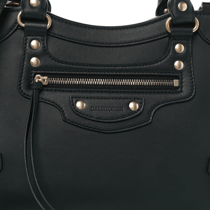 Balenciaga Smooth Calfskin Neo Classic Brass Hardware S City Black 8 of 10