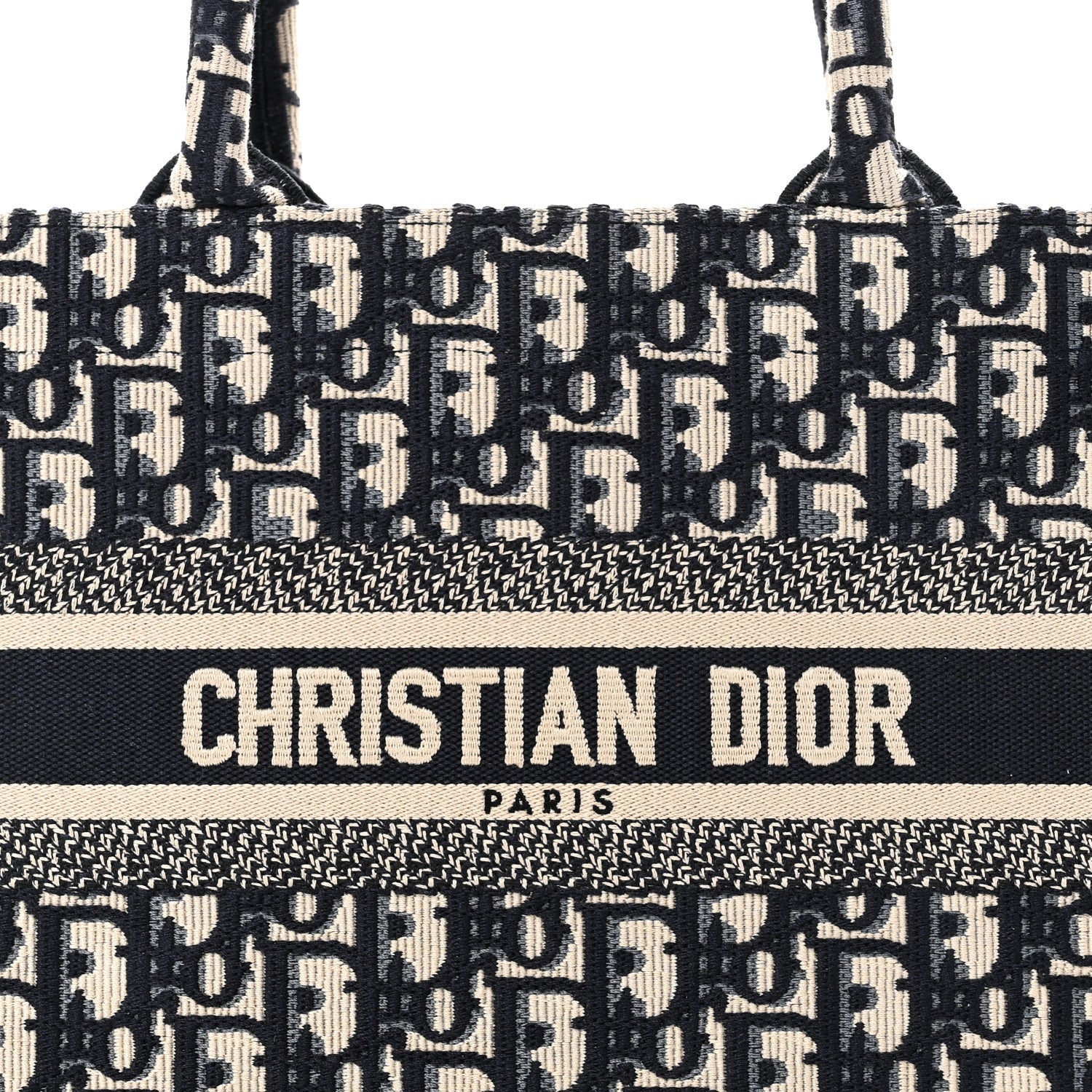 Christian Dior Oblique Small Book Tote Blue Multicolor 8 of 11