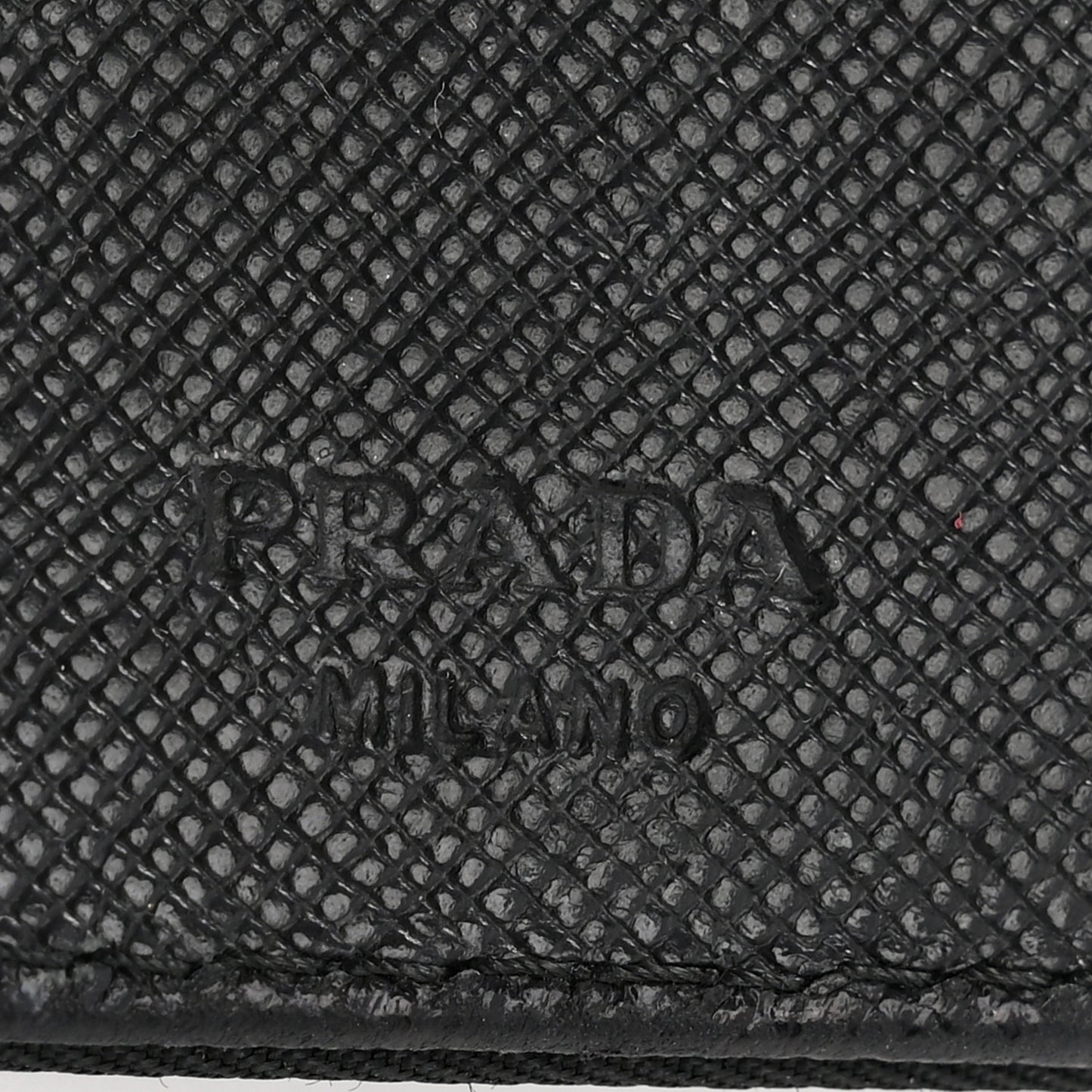 Tessuto Nylon Tri-Fold Compact Wallet  Black