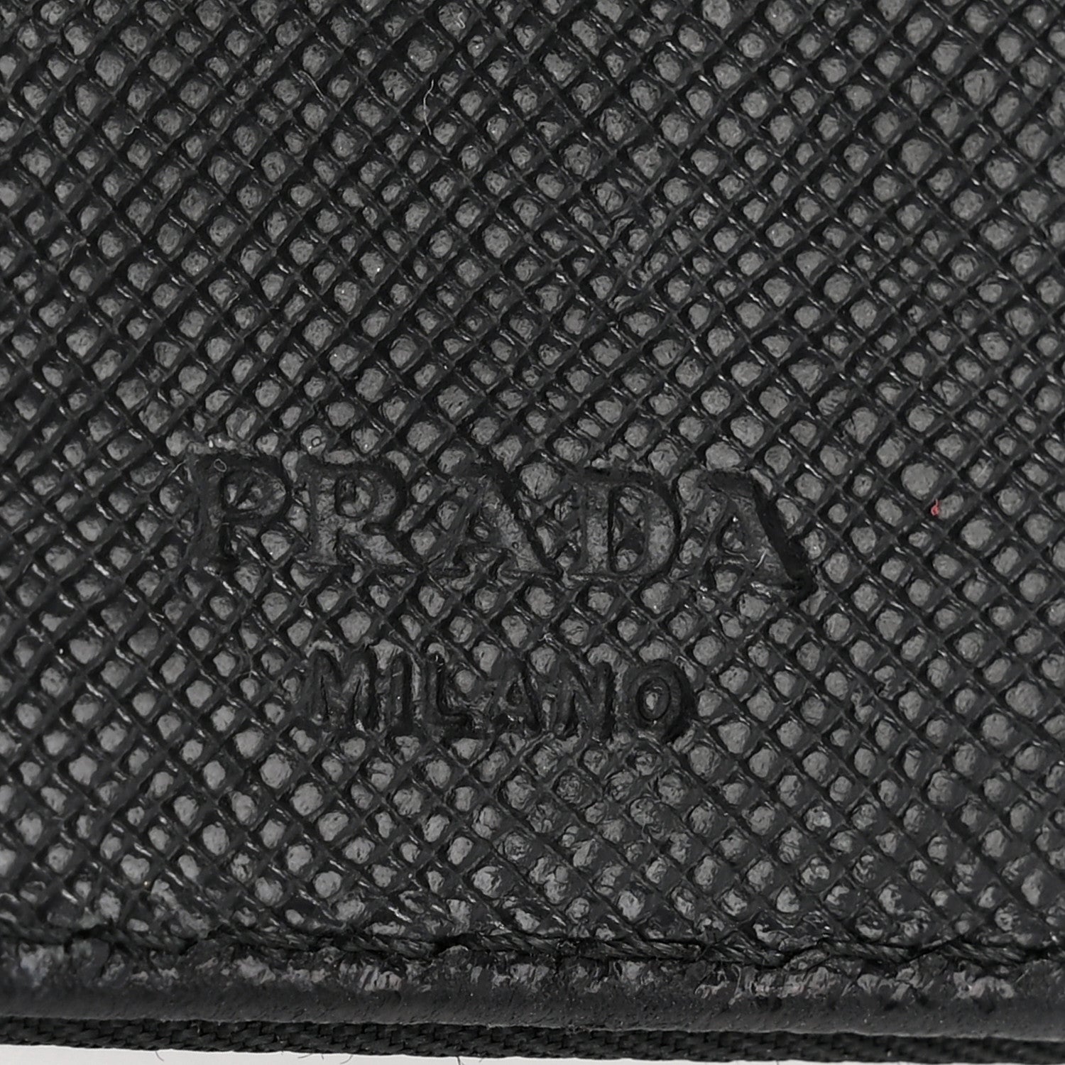 Prada Tessuto Nylon Tri-Fold Compact Wallet  Black 12 of 24