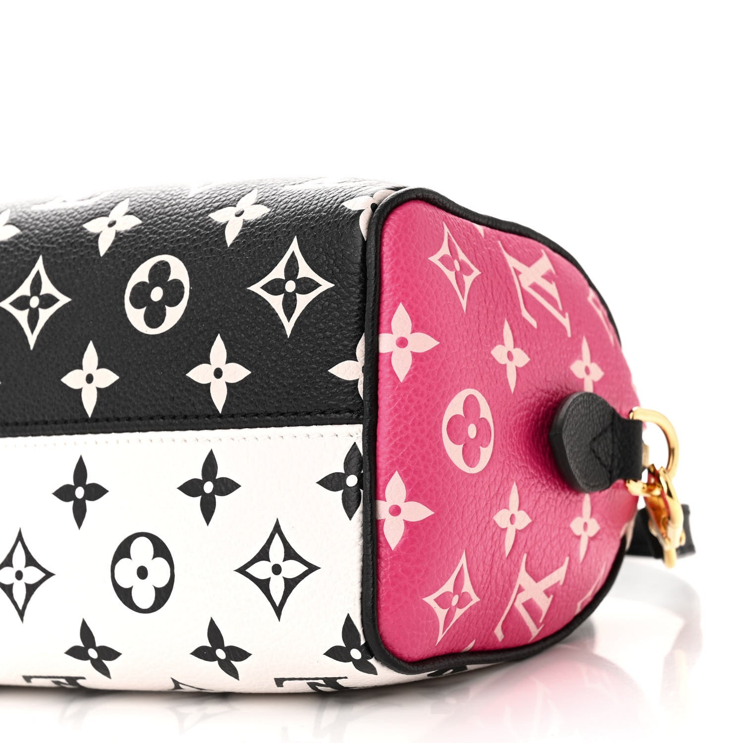 Louis Vuitton Empreinte Monogram Spring in the City Speedy Bandouliere 20 Black White Pink 9 of 10