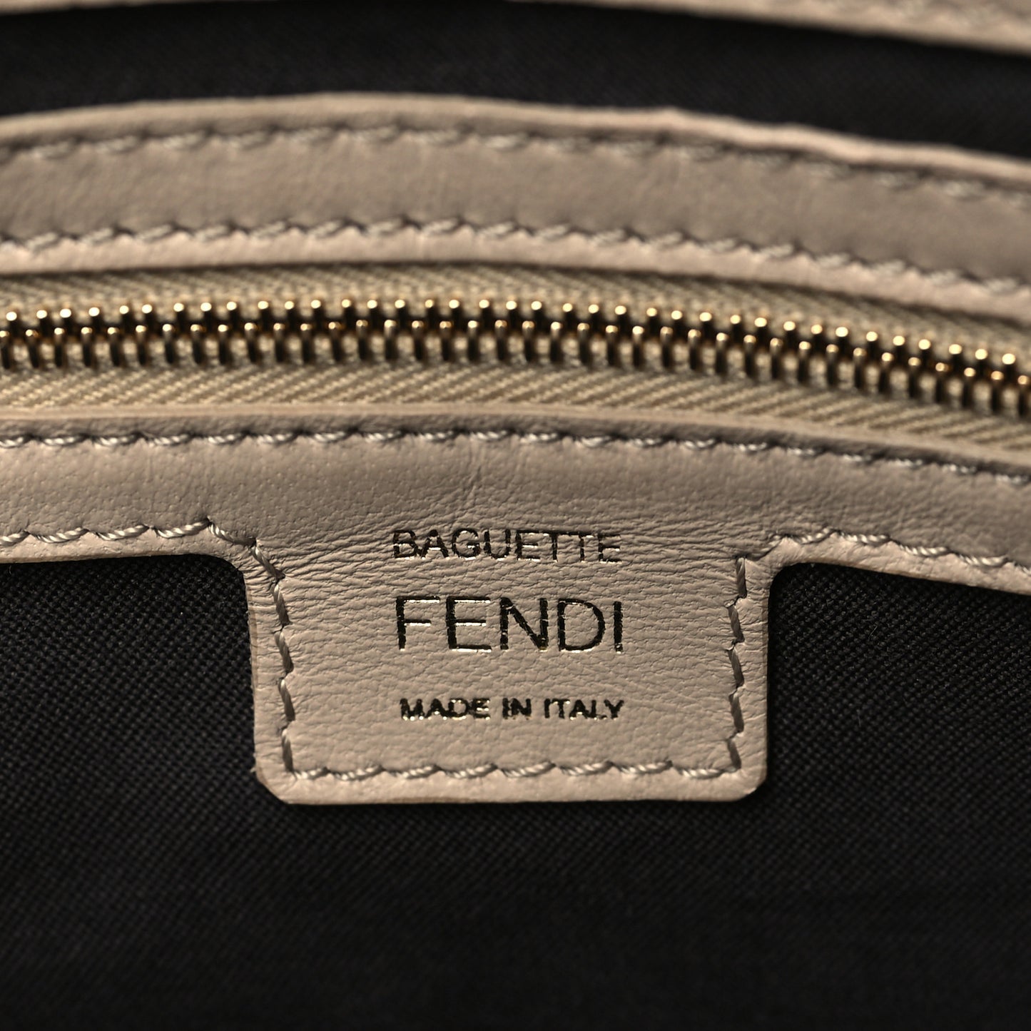 Nappa FF 1974 Embossed Baguette Nuvola