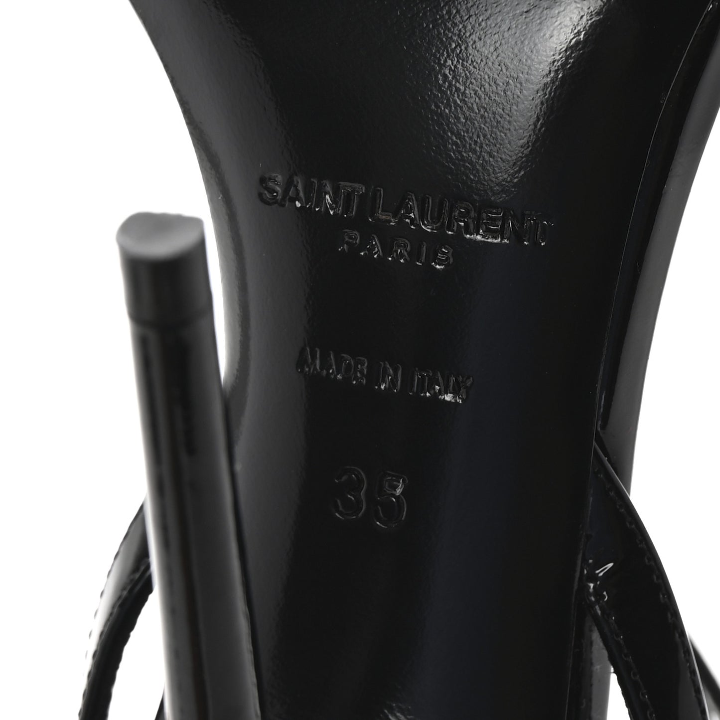 Vernice Crystal Gippy 110 Sandals 35 Black