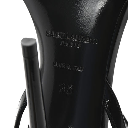 Saint Laurent Vernice Crystal Gippy 110 Sandals 35 Black 7 of 9