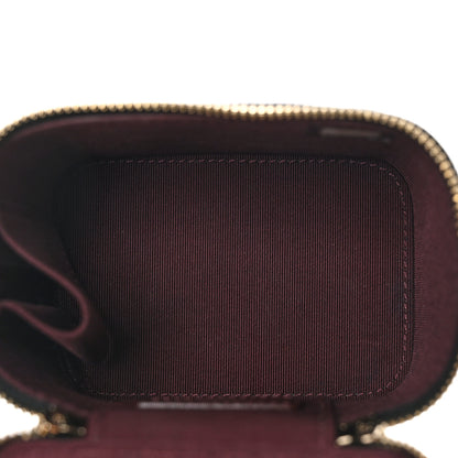 Chanel Caviar Quilted Mini Vanity Case With Chain Black 6 of 10