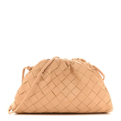 Bottega Veneta Nappa Intrecciato The Mini Pouch Almond 1 of 13