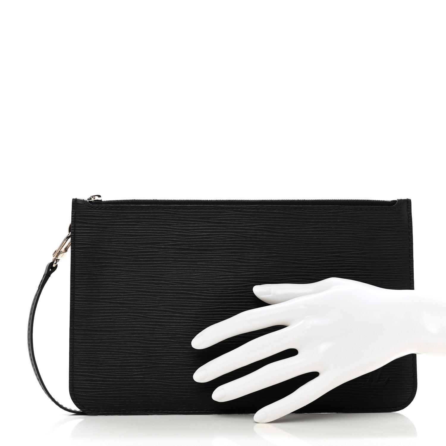 Louis Vuitton Epi Neverfull Pochette MM GM Black 2 of 8