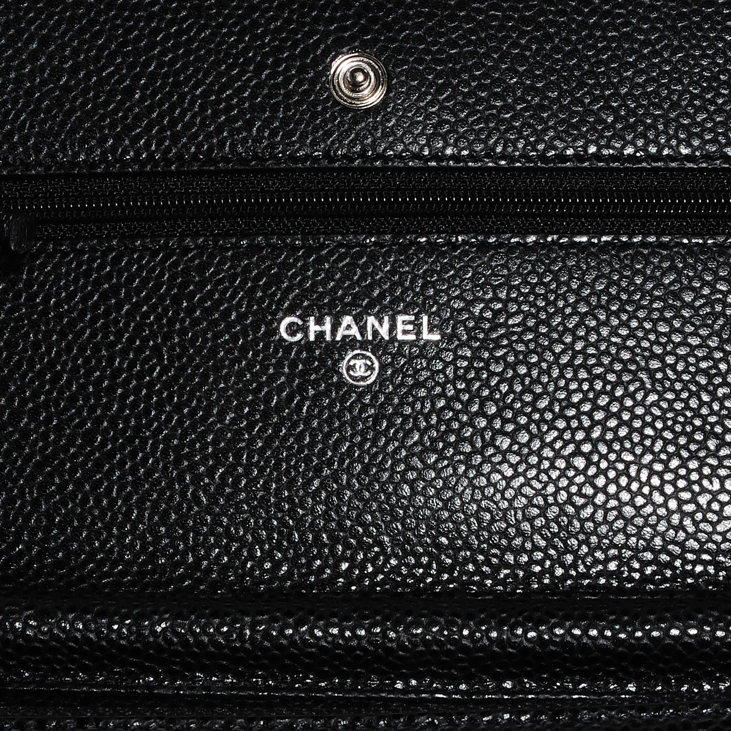 Chanel Caviar Quilted Wallet On Chain WOC Black 6 of 9