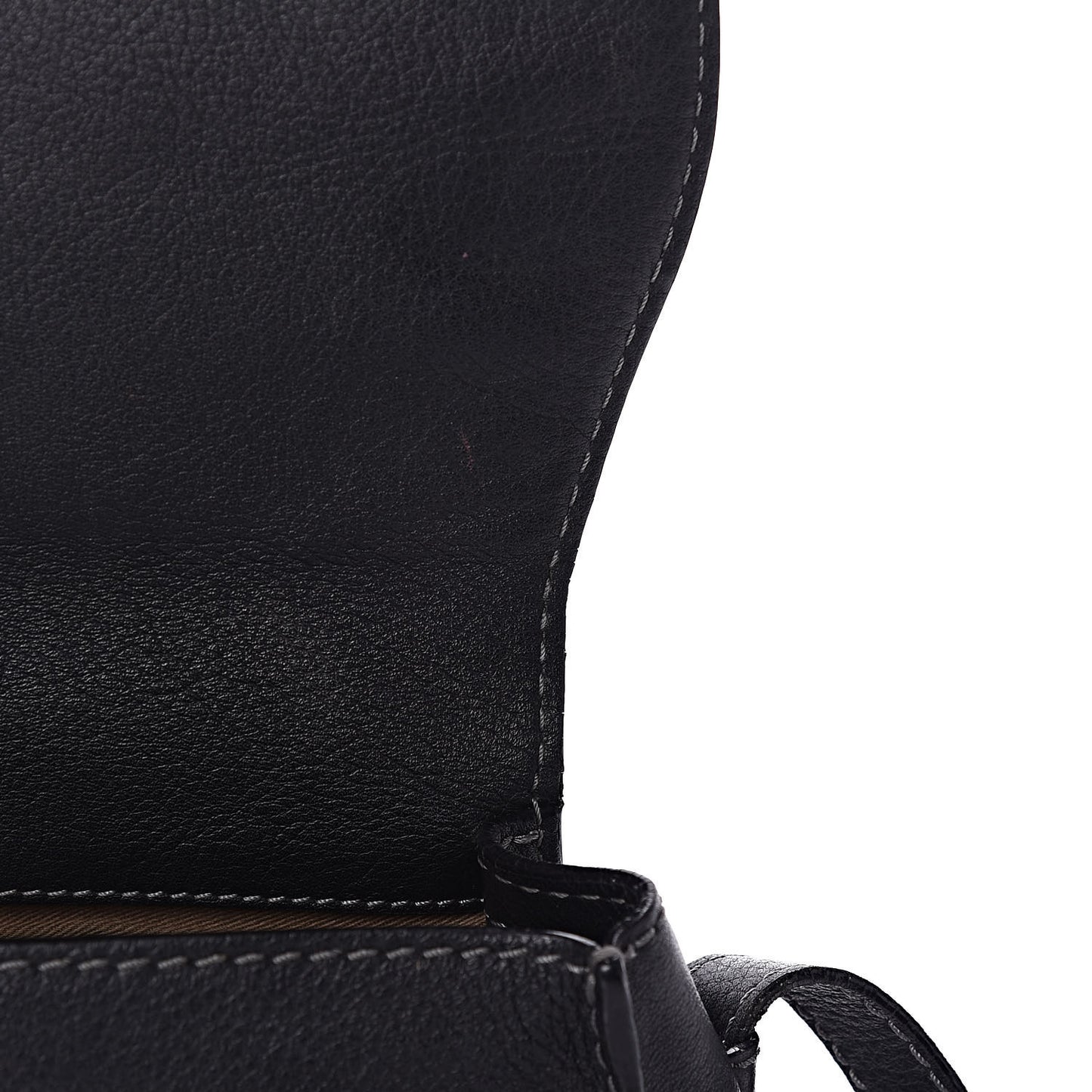 Calfskin Mini Marcie Round Crossbody Bag Black
