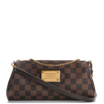 Louis Vuitton Damier Ebene Eva Clutch 1 of 9
