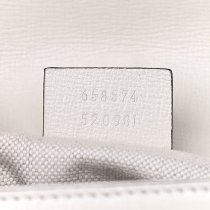 Gucci GG Supreme Monogram Web Mini Horsebit 1955 Shoulder Bag Beige Mystic White 8 of 10