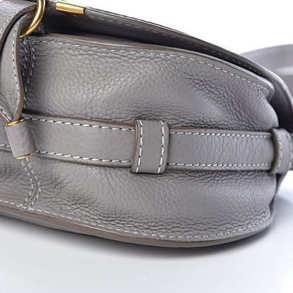 Chloe Calfskin Mini Marcie Round Crossbody Bag Cashmere Grey 10 of 11