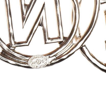 Chanel Hoop Cuba Logo Brooch Gold 4 of 5