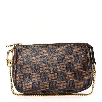 Louis Vuitton Damier Ebene Mini Pochette Accessories 1 of 8
