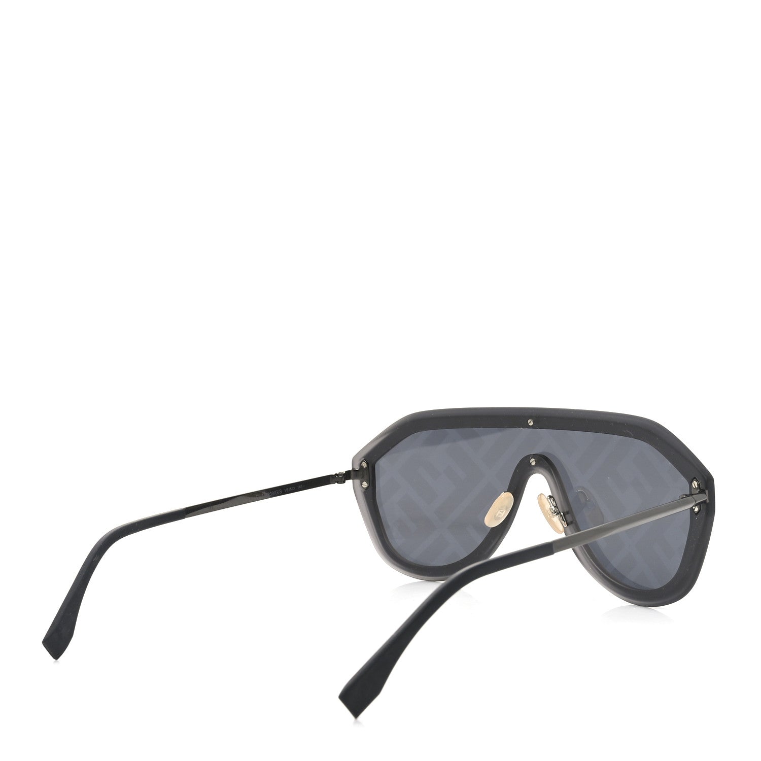 Fendi FF Fabulous Shield Sunglasses FF M0039/G/S Black 1766078