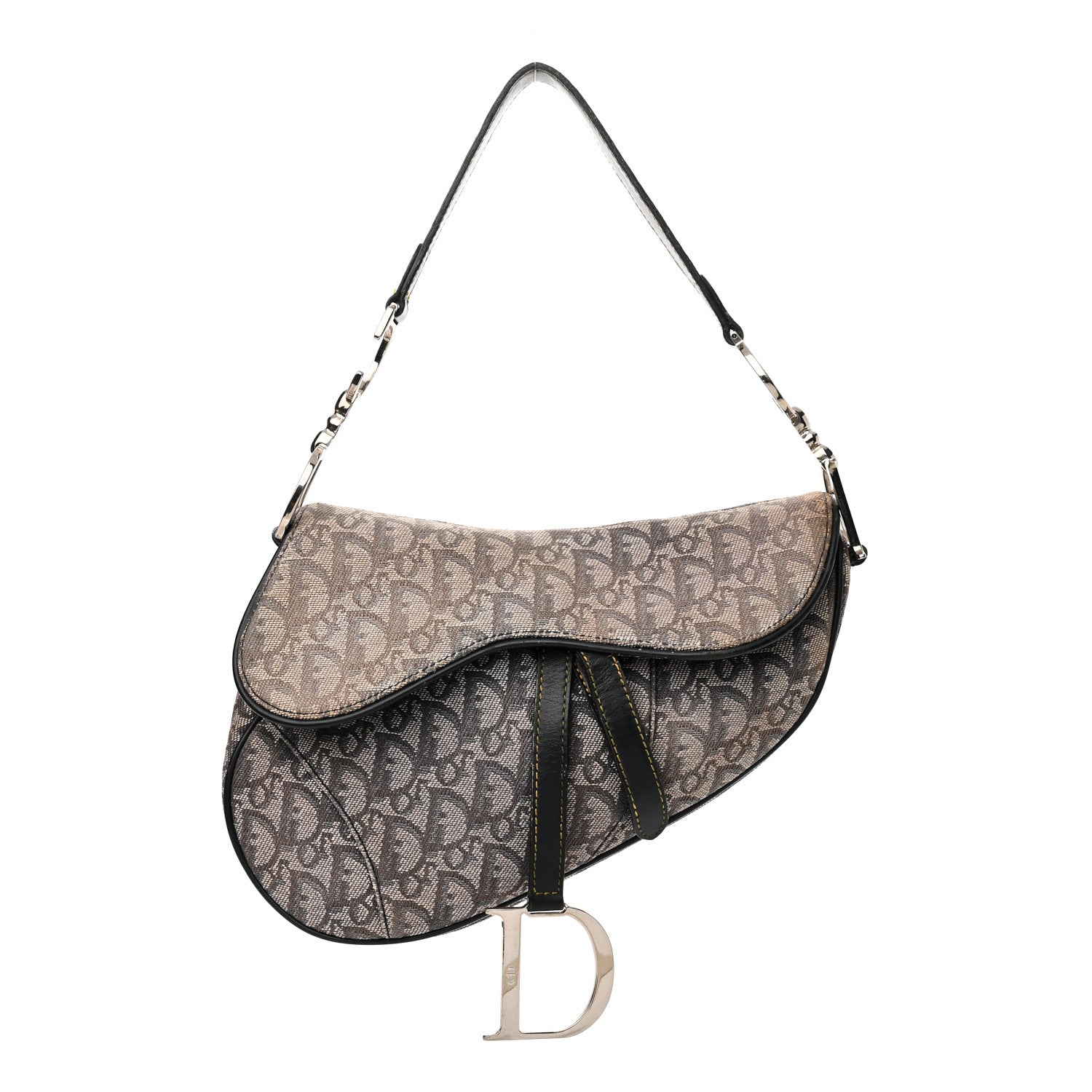 Christian Dior Monogram Saddle Bag Blue 1 of 19