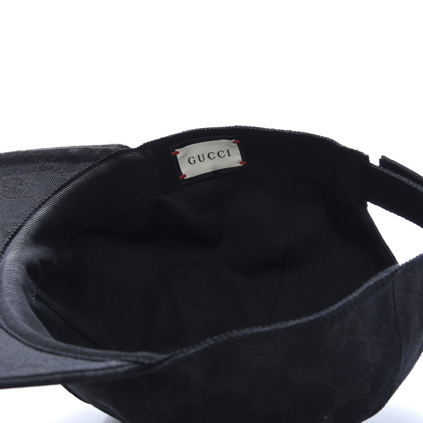 Monogram Textured Dollar Calfskin Zeno Baseball Hat M Black