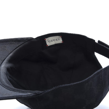 Gucci Monogram Textured Dollar Calfskin Zeno Baseball Hat M Black 7 of 8