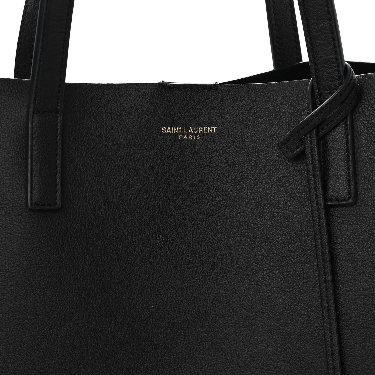 Calfskin Large Shopping Tote Black
