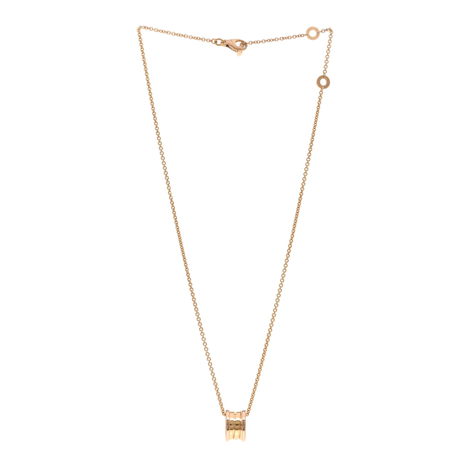 Bulgari 18K Rose Gold B.Zero1 Pendant Necklace 3 of 6