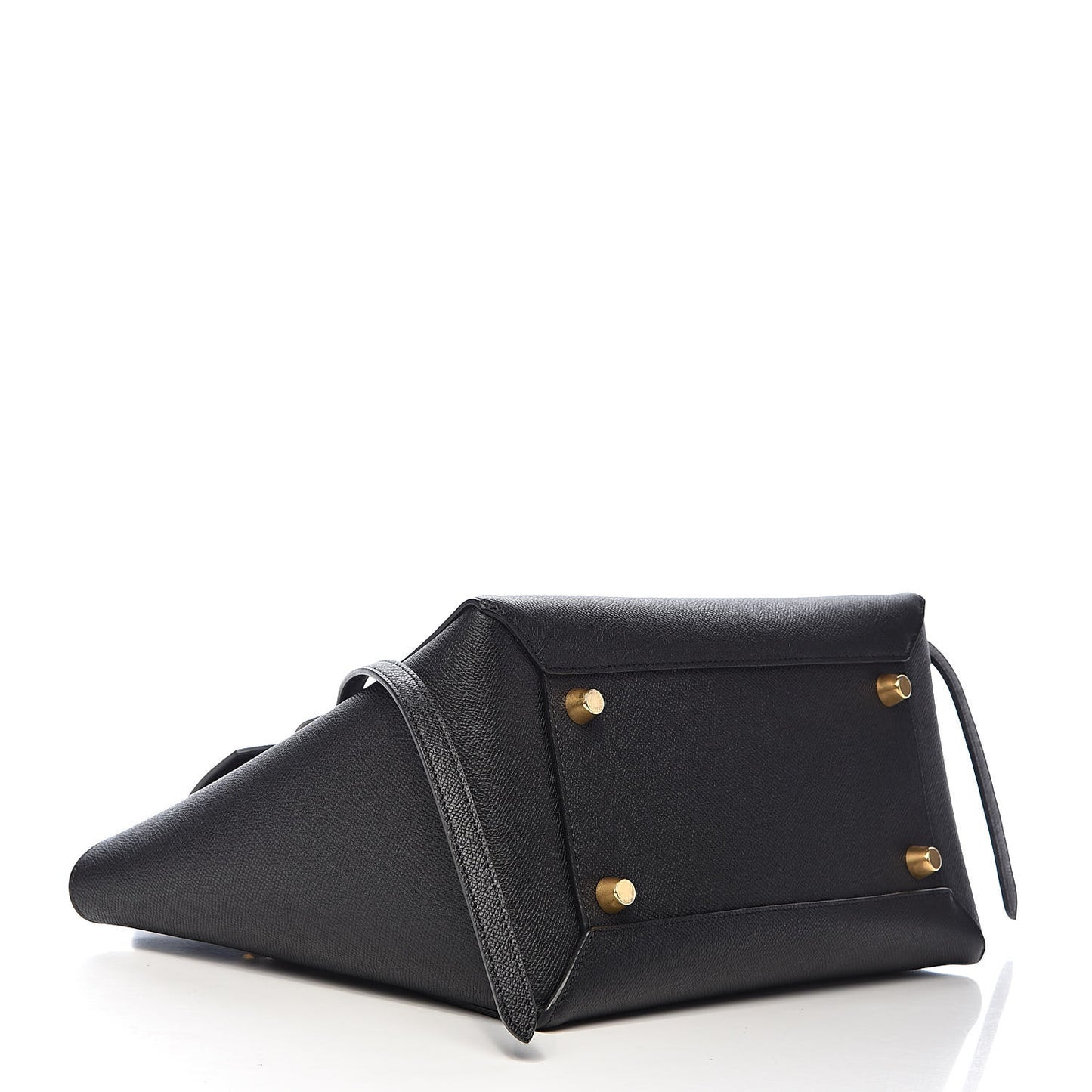Grained Calfskin Mini Belt Bag Black