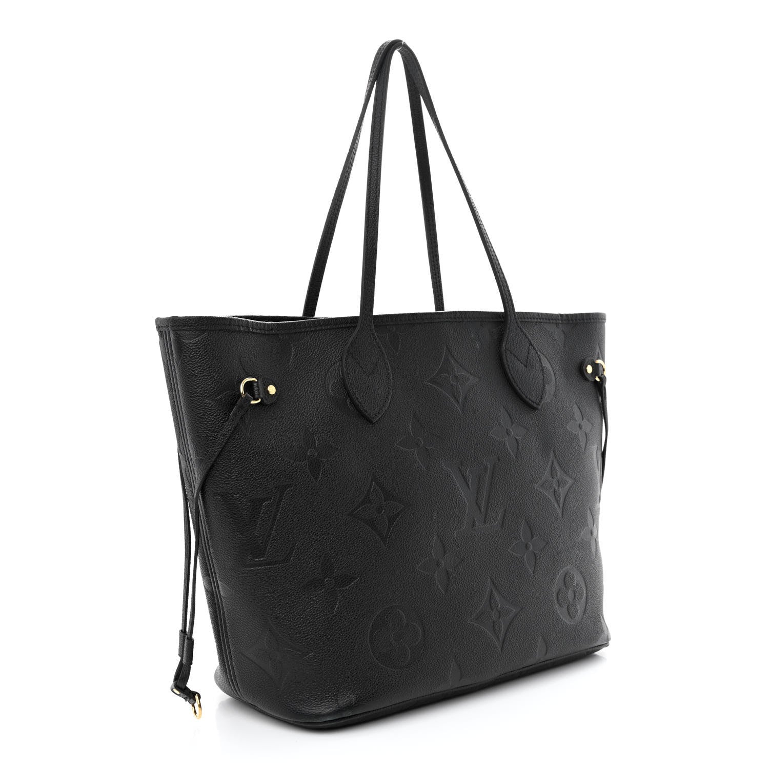 Louis Vuitton Empreinte Monogram Giant Neverfull MM Black 3 of 9