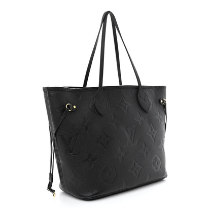 Louis Vuitton Empreinte Monogram Giant Neverfull MM Black 3 of 9