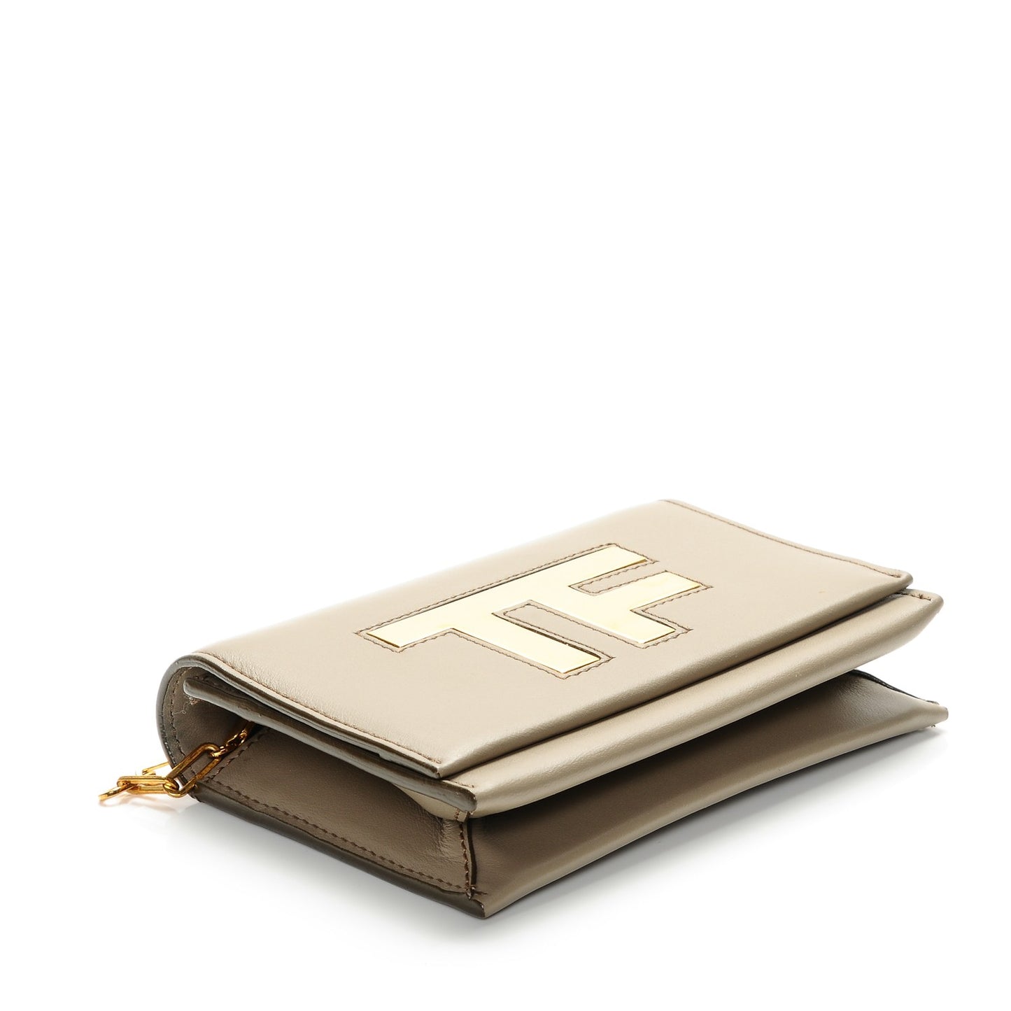 Calfskin Icon Disco Bag Taupe