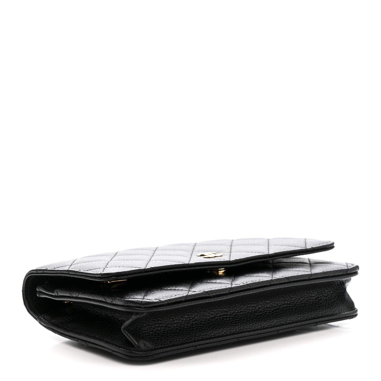 Chanel Caviar Quilted Wallet On Chain WOC Black 4 of 14