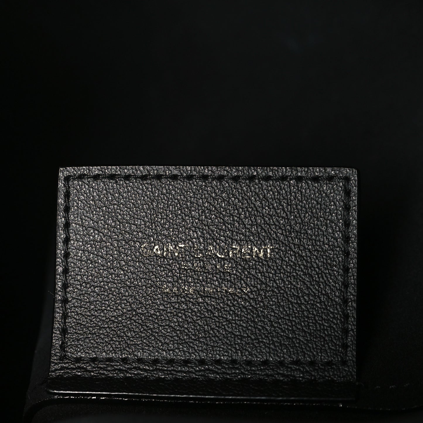Calfskin Large Shopping Tote Black