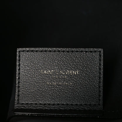 Saint Laurent Calfskin Large Shopping Tote Black 7 of 10