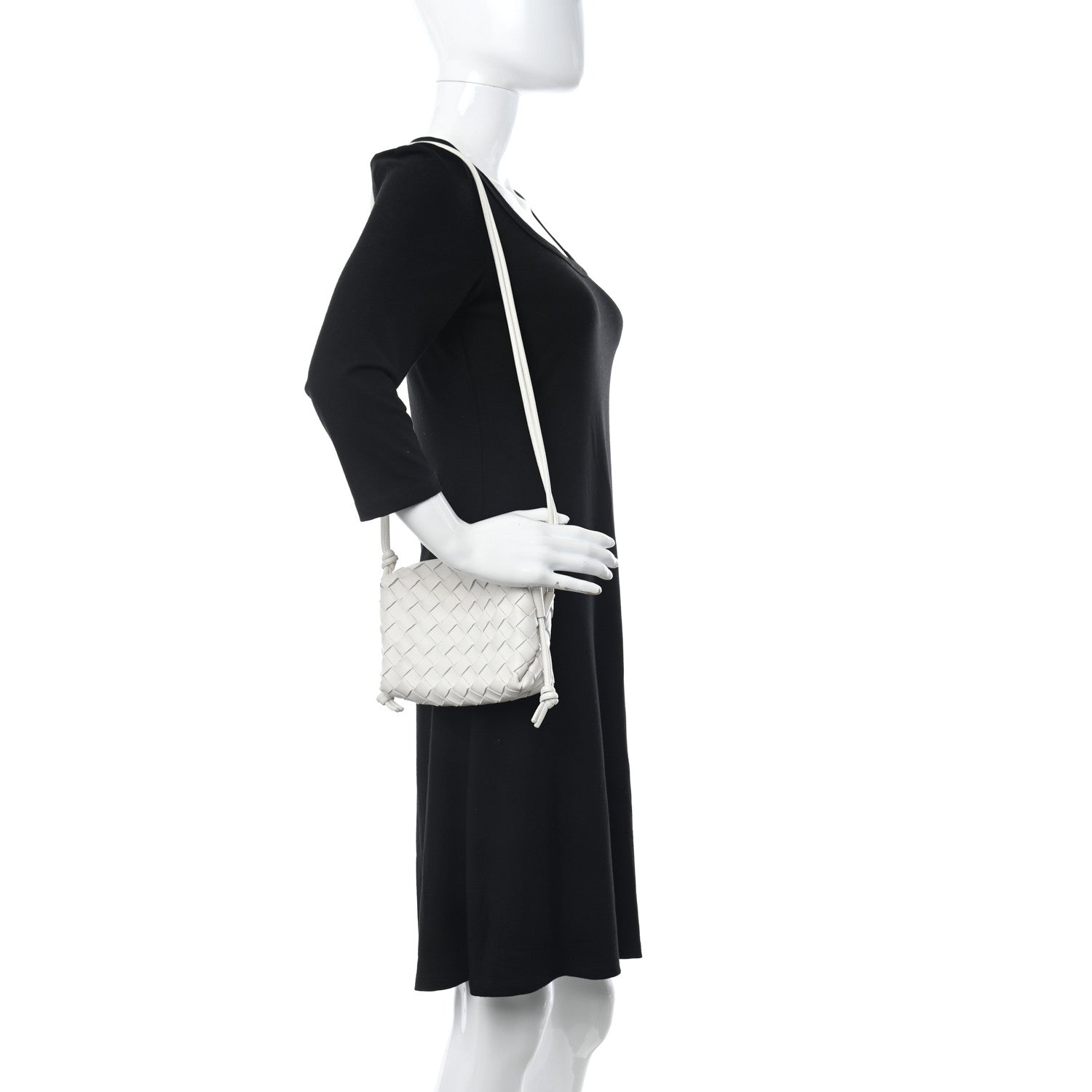 Bottega Veneta Nappa Intrecciato Small Loop Camera Bag White 3 of 10