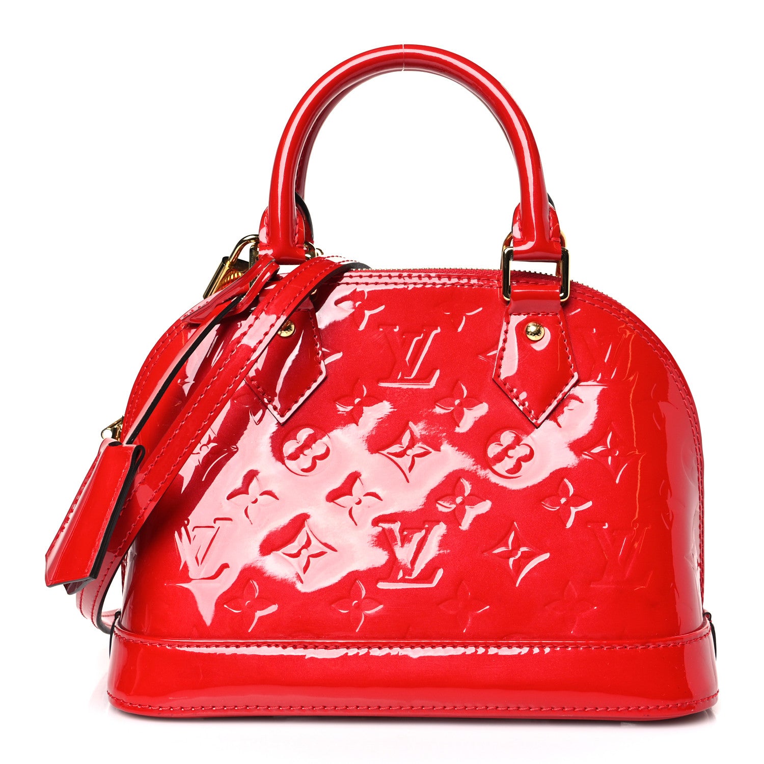 Louis Vuitton Vernis Alma BB Cherry 1 of 8