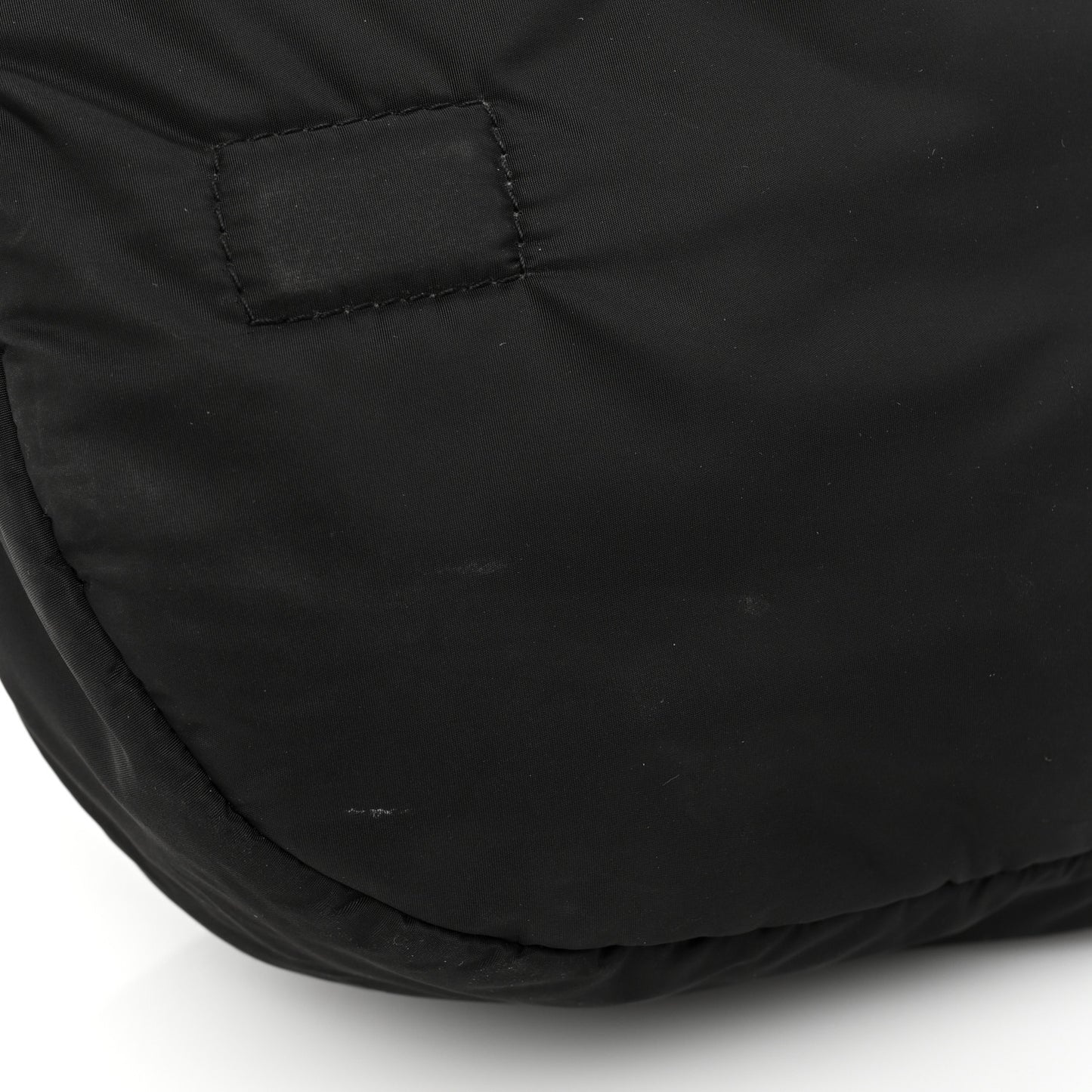 HOMME Nylon Saddle Messenger Bag Black