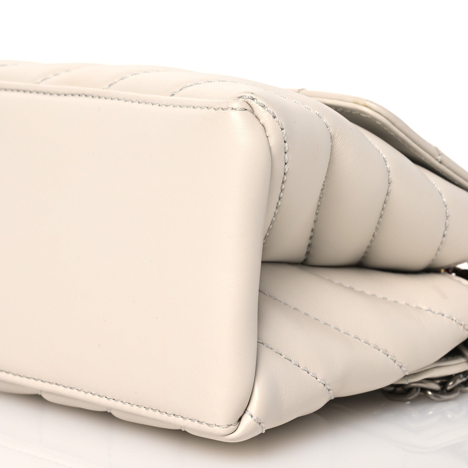 Off-White Calfskin Diagonal Quilted Jackhammer 19 Shoulder Bag White 10 of 16