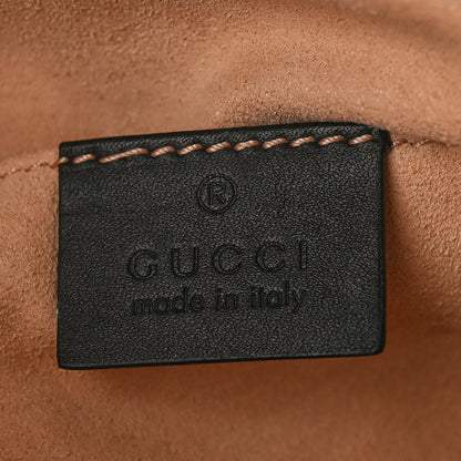 Gucci Suede Patent Web Mini Ophidia Shoulder Bag Hibiscus Red Black 6 of 9