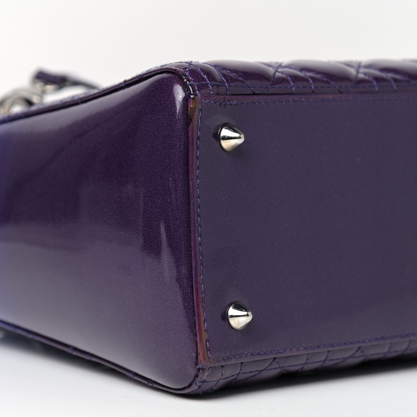 Patent Gradient Medium Lady Dior Purple Blue
