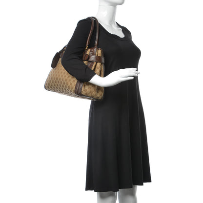 Gucci Monogram Medium GG Running Tote Dark Brown 2 of 11