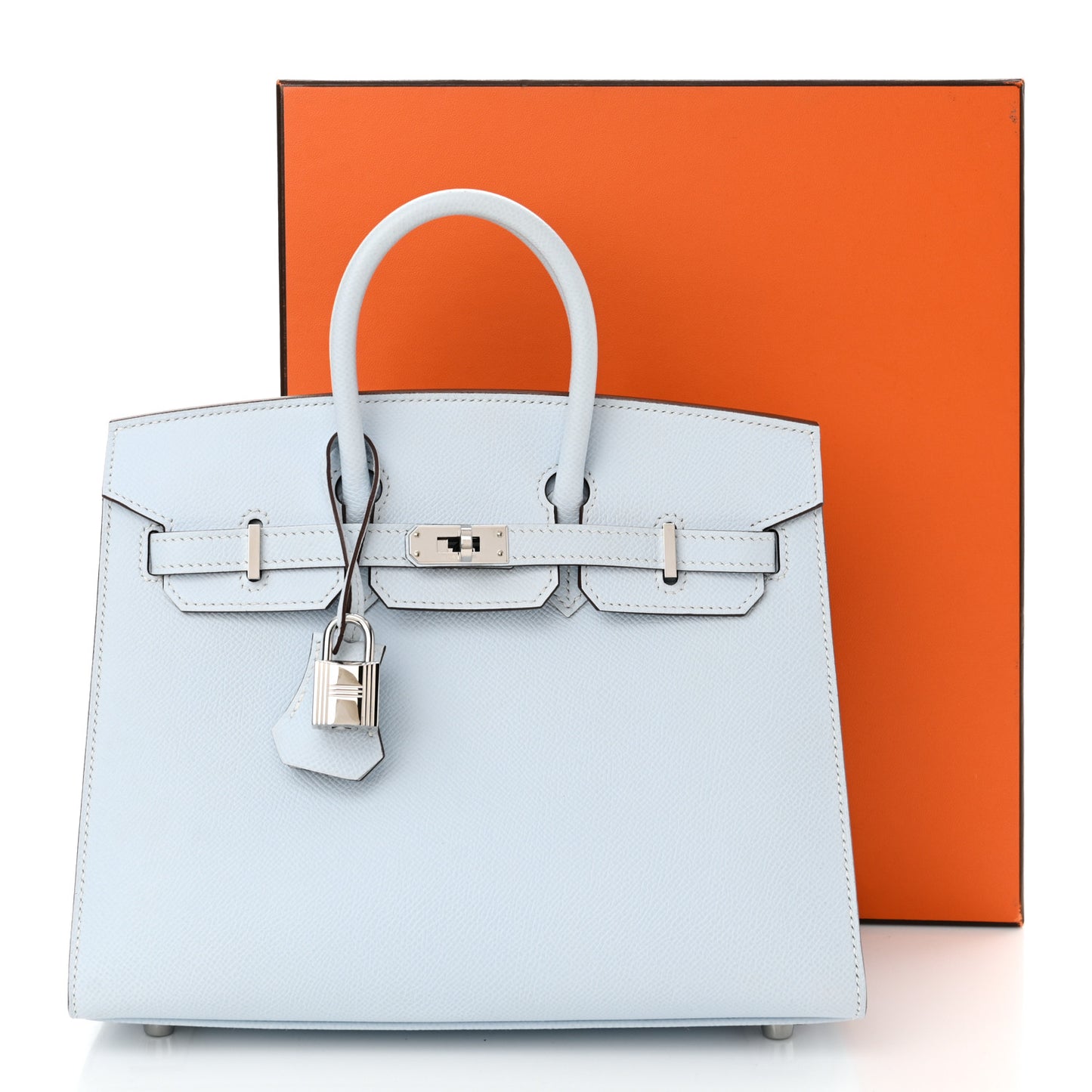 Epsom Birkin Sellier 25 Bleu Brume