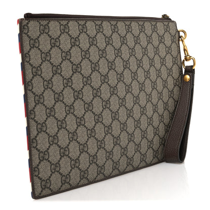 Gucci GG Supreme Monogram Courrier Documents Holder Beige New Acero 3 of 7