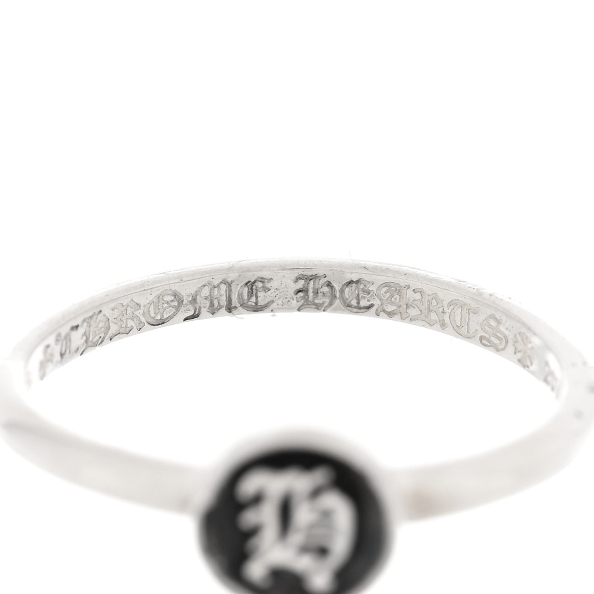 Sterling Silver Bubblegum Alphabet H Ring 52 6