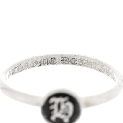Chrome Hearts Sterling Silver Bubblegum Alphabet H Ring 52 6 4 of 4