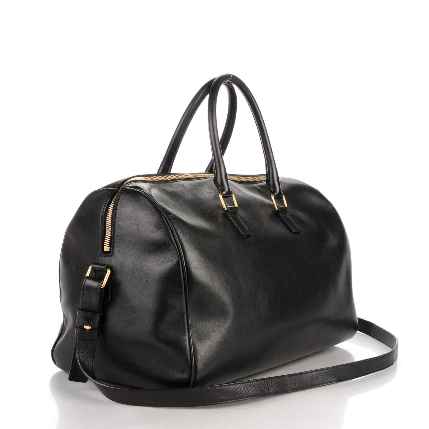 Calfskin Classic Duffle 12 Black