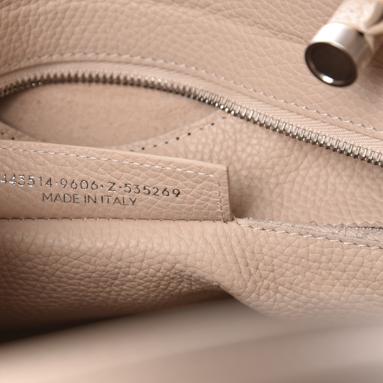 Balenciaga Veau Grana Perforated Blackout Hardware City Beige Poudre 9 of 10