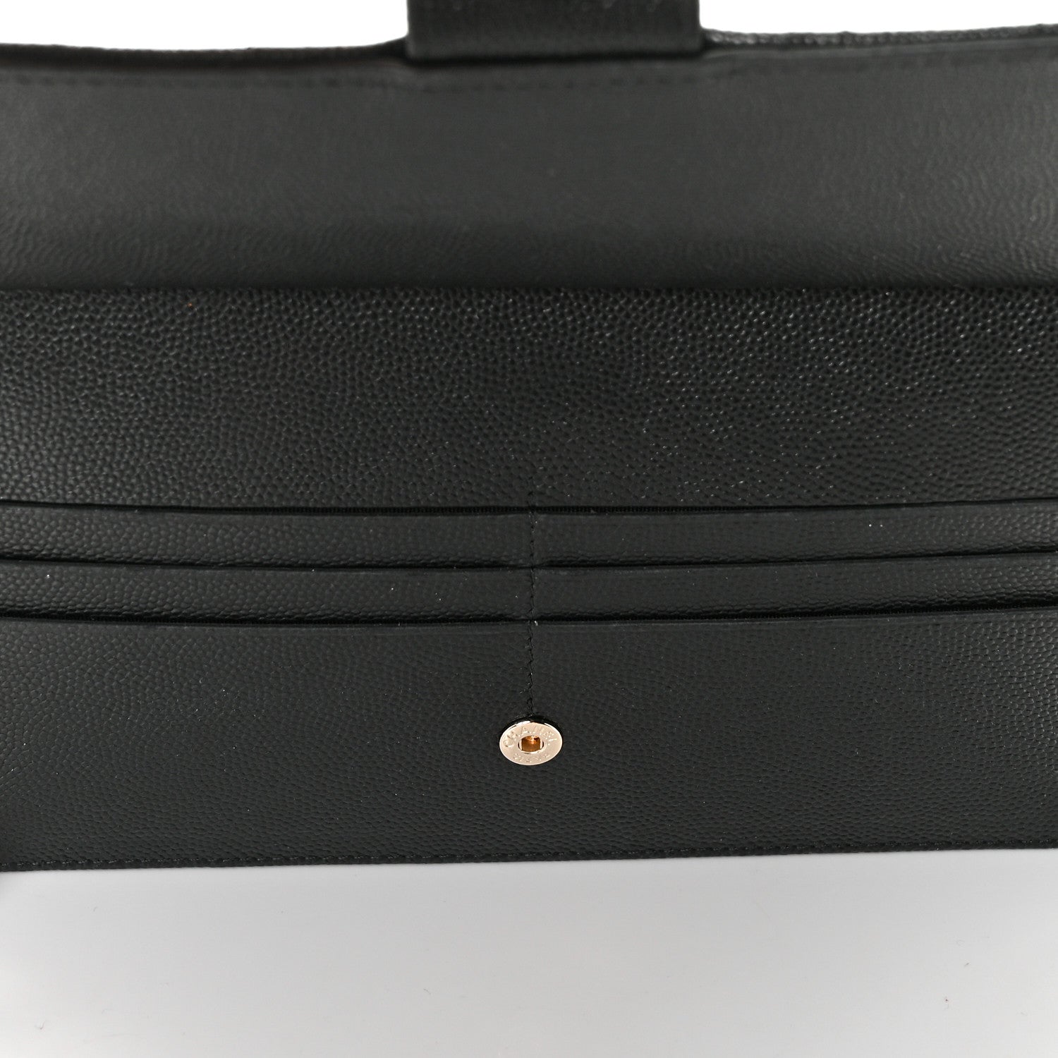 Chanel Caviar Quilted Classic Pouch With Handle Black 6 of 9