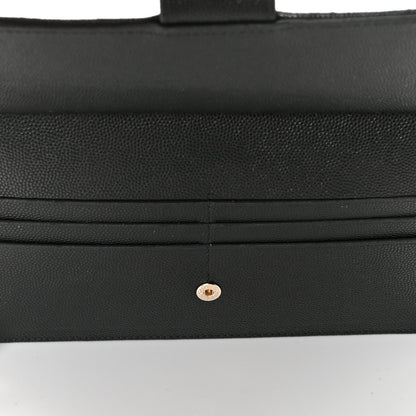 Chanel Caviar Quilted Classic Pouch With Handle Black 6 of 9