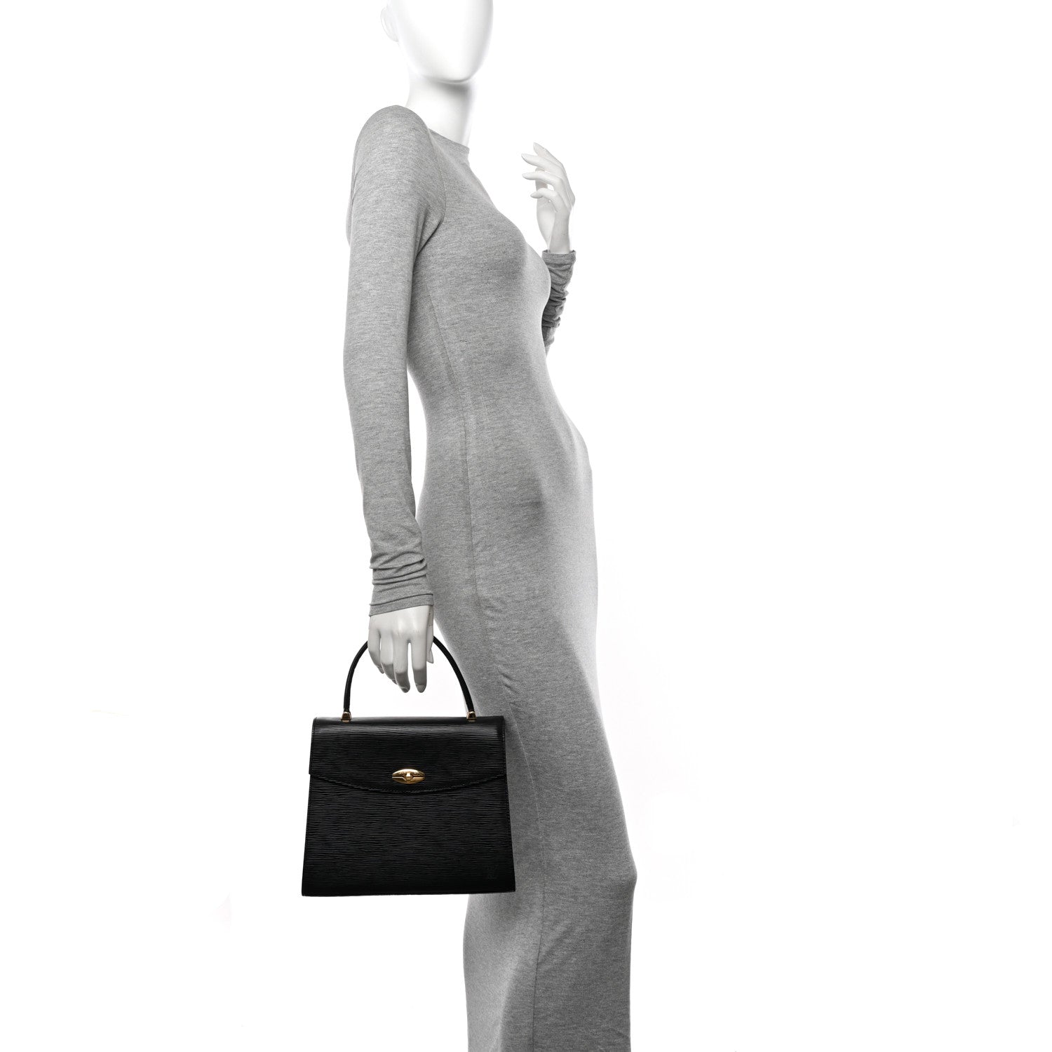 Louis Vuitton Epi Malesherbes Black 2 of 9